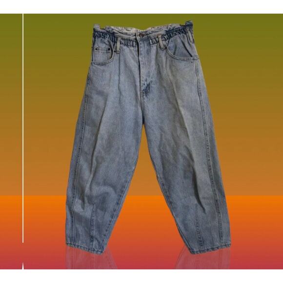 Vintage Y2K Nuvo Classix high waisted Capri jeans‎ Baggy Puffy Juniors Size 11 - Picture 1 of 7